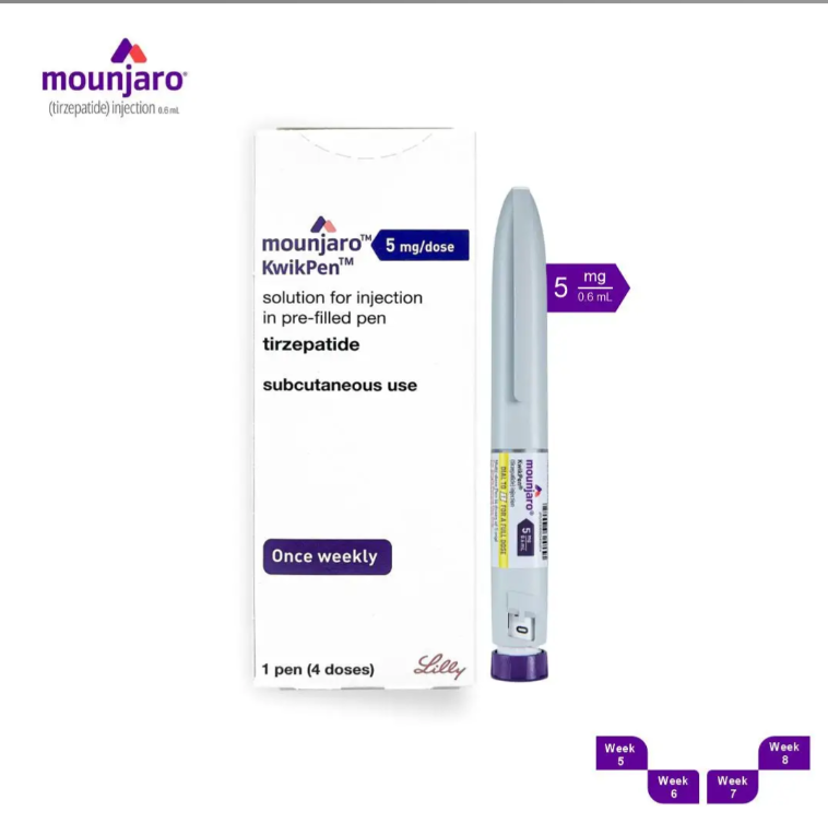 Mounjaro 5MG/0.6ML KWIK Pen inj. 4 dose